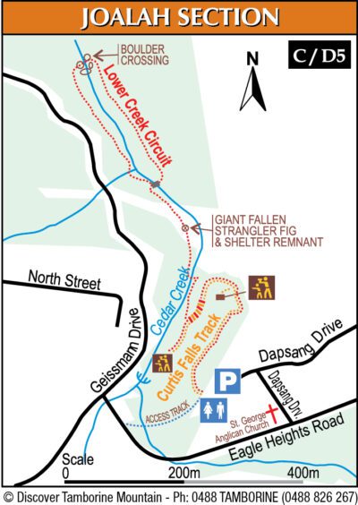 Tamborine Mountain Bushwalking Maps - Escape to Tamborine Mountain